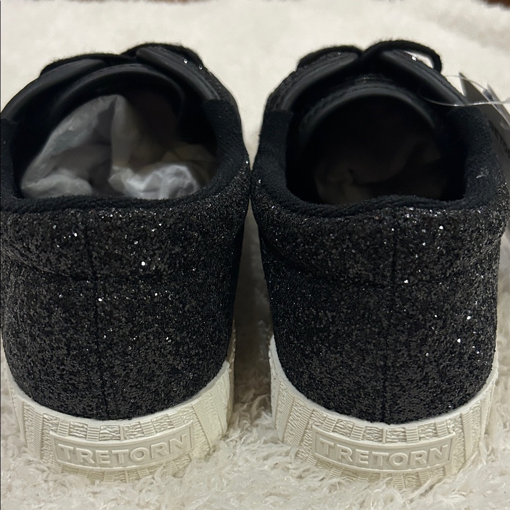 NWOB Tretorn Sparkling Black Sneakers - Picture 7 of 12